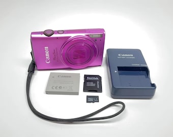 Cámara digital Canon PowerShot ELPH 330 HS rosa - 12,1 MP, zoom 10x