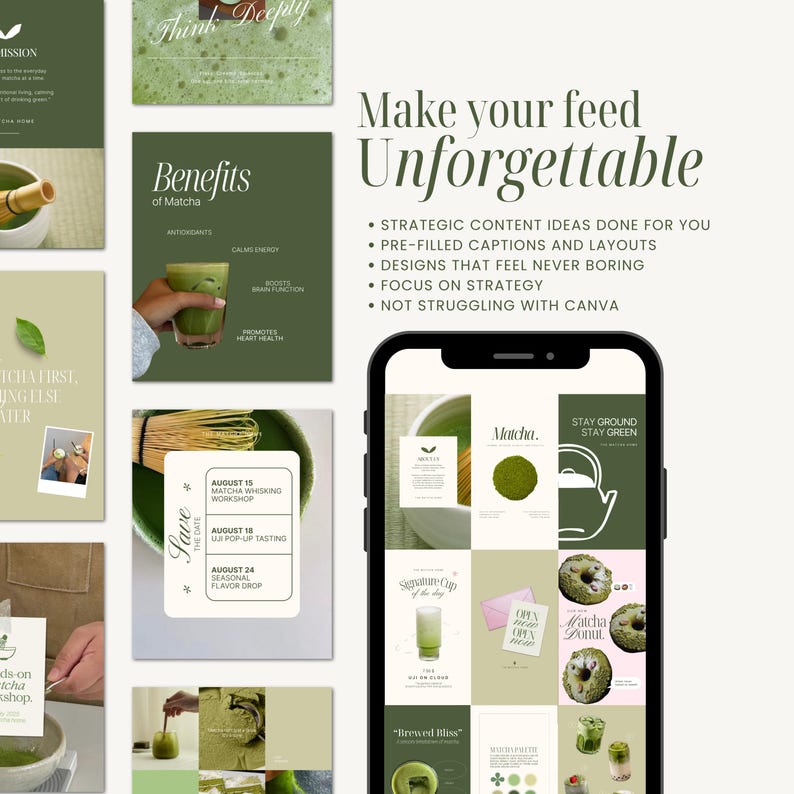 Matcha Instagram Templates Social Media Manager Templates Canva Seamless Carousels IG Editable Social Media Canva Post Matcha Template Matcha Instagram Template Social Media Manager Template Canva Seamless Carousel Posts IG Editable Social Media Canva Post Matcha Template Social Media Kit Instagram Kit Social Media Bundle Instagram Bundle Carousel Post Cafe Templates Cafe Instagram Posts Matcha