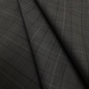 Super130's WORSTEDWOOL SHIRTS DARK BROWN Super 130s Wool - Etsy