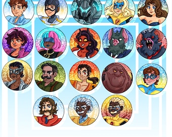 Dispatch -Inspired Pin-Back Buttons