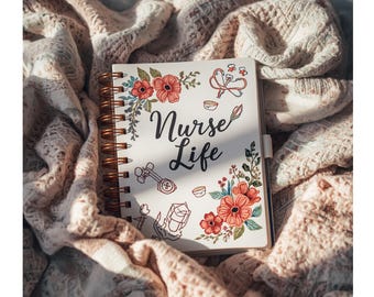 Nurse Life Planner | Canva Digital Planner for Nurses | Shift Schedule Tracker | Nursing Student Organizer | Printable PDF