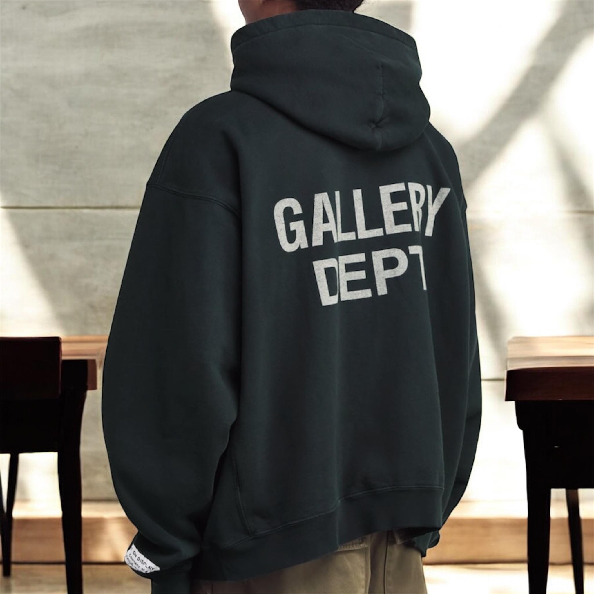 Gallery Dept Classic Black Hooded Pullover - Etsy