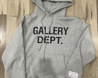 Sudadera con capucha gris Gallery Dept: comodidad inspirada en el arte moderno