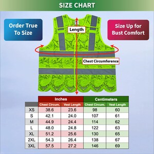 Neon Lace Safety Vest (Breakaway), Designed by Floyd Ruby image 3