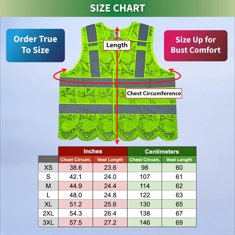 Neon Lace Safety Vest (Breakaway), Designed by Floyd Ruby image 3