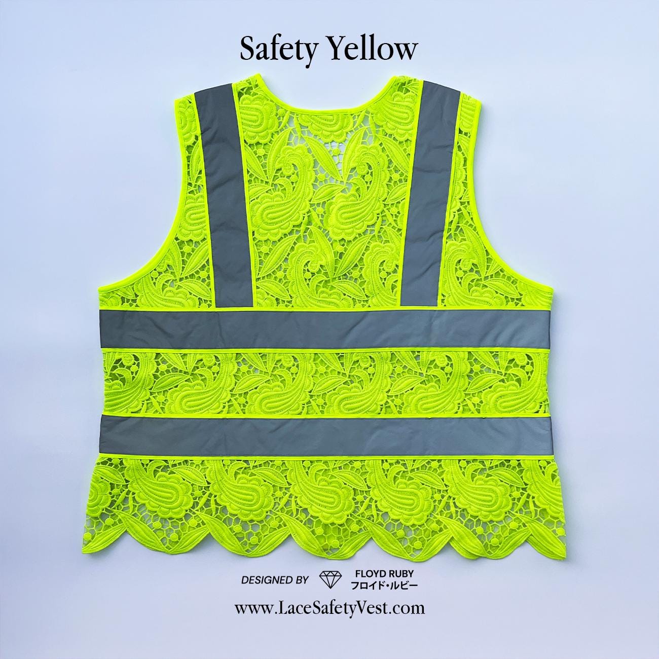 Neon Lace Safety Vest, Designed by Floyd Ruby - Etsy