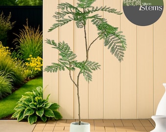 Jacaranda unsterblicher Pflanzen-Fake-Baum. Indoor Ornamente Simulation Farn Baum