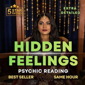 Lectura psíquica de sentimientos ocultos: revela tus emociones secretas, tus verdaderas intenciones y lo que esconden con una conexión energética a la misma hora.