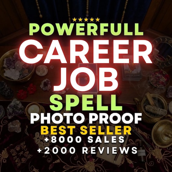 Powerful Job Spell, Fast Results, Same Day Casting, Traditional Witchcraft, Manifest Your Dream Job, Career & Abundance White Magic