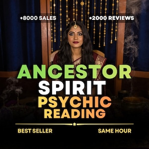 Same Hour Ancestor Spirit Psychic Reading, Medium Reading for Ancestral Messages & Spiritual Guidance, Medium Reading, Spiritual Advice imagem 1