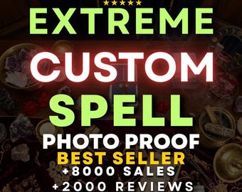 Strong CUSTOM Spell - Powerful Custom Same Day Spell Casting, Manifest What You Desire, Personalized Specifically For You