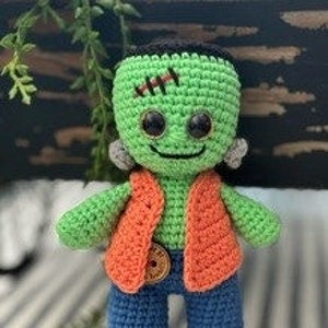 Crochet Pattern-Franky Frankenstein-NH made pattern ONLY