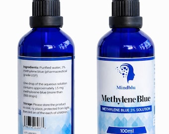 3% methyleenblauwe oplossing 100 ml, USP-kwaliteit, ultrahoge zuiverheid, inclusief druppelaar