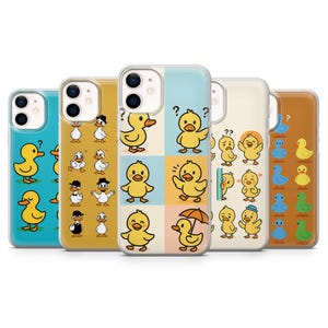 Funny Duck Phone Case Goose Meme Cover for iPhone 17, 16Pro, 15, 14, 13, 12, Samsung S25, S24, S23,  S22, A16, A56, A55, Pixel 10Pro, 9Pro
