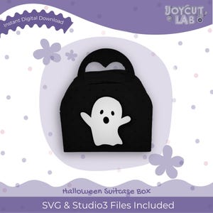 Suitcase Box SVG File for Silhouette / Cricut