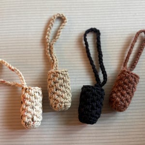 Crochet Lip Balm Holder | Handmade Crochet Chapstick Cozy for Bag or Purse