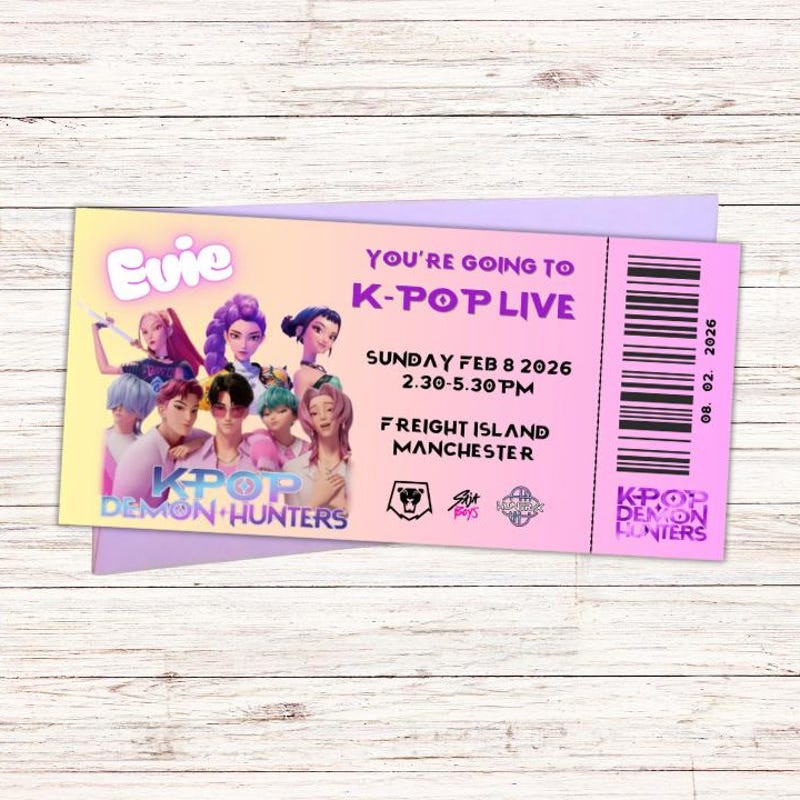 Kpop Raffle Tickets for Kpop - Etsy UK