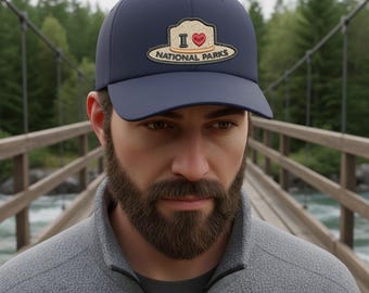 National Parks Hat Patch Embroidery Design