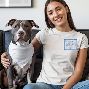 Treat Dealer Rectangle Patch Embroidery Design