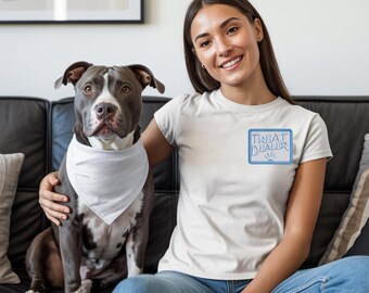 Treat Dealer Rectangle Patch Embroidery Design