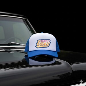 Take It Easy Contoured Patch Embroidery Design