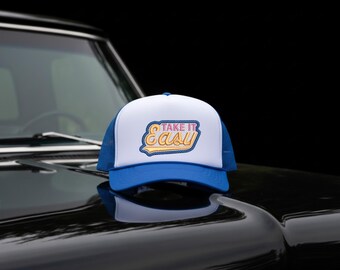 Take It Easy Contoured Patch Embroidery Design