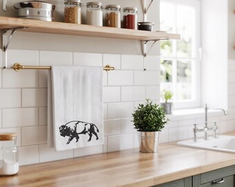 Buffalo Embroidery Design, 4x4 Hoop (Digital Download - vp3, vip, hus, exp, jef, dst, sew, pes )