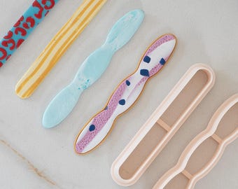 Slim Barrette Polymer Clay Cutter, Hair Clip Shape Tool for Jewelry Making Accessories