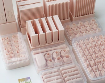 Polymer Clay Cutter Storage Sets Bundle by FormiiCutter Original Organizer Tools