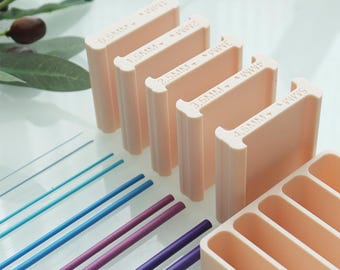 Original Polymer Clay Thickness Guide Set: Gradient Blending Tool (0.5–5mm Strips)