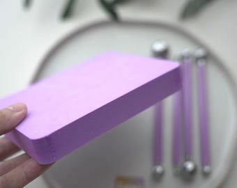 Purple Flower Shaping Pad for Polymer Clay Petals and Floral Jewelry Making