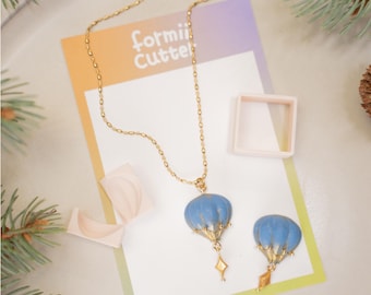 Hot Air Balloon Polymer Clay Cutter Set, Jewelry Making
