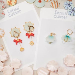 Carousel polymer clay cutter set for earrings and charms