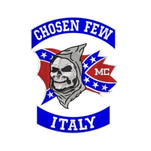Chosen Few Italy mc embroidery patches- Iron On