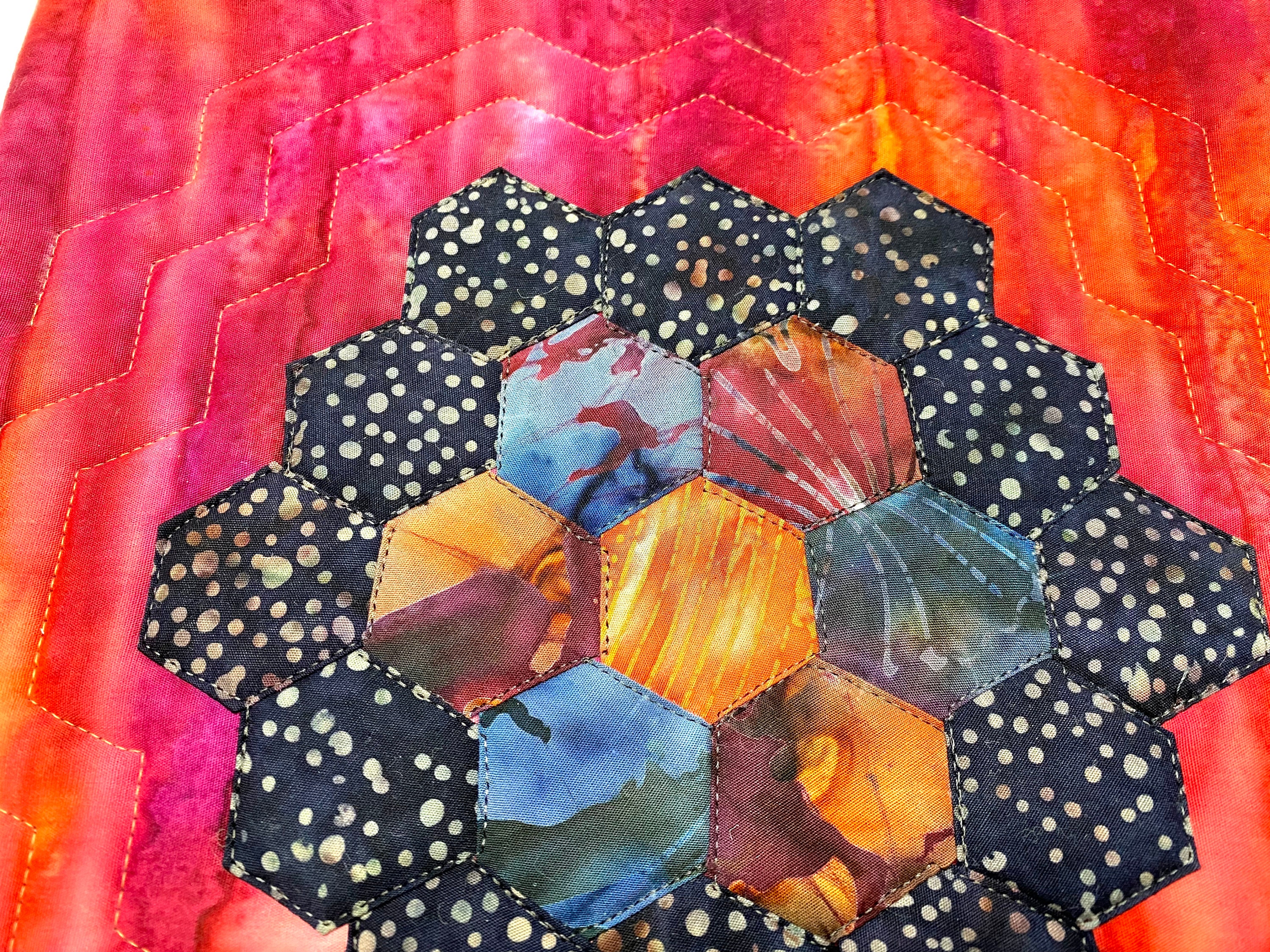 Quilted X-large Mug Rug, Snack Mat Valentine Gift, Small Table Topper ...
