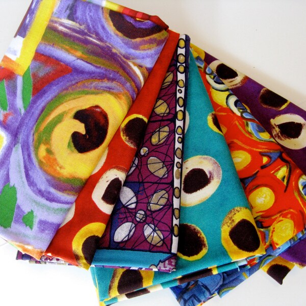 Stoff Bundle 6 Fat Quarters moderne Möglichkeit Sortiment