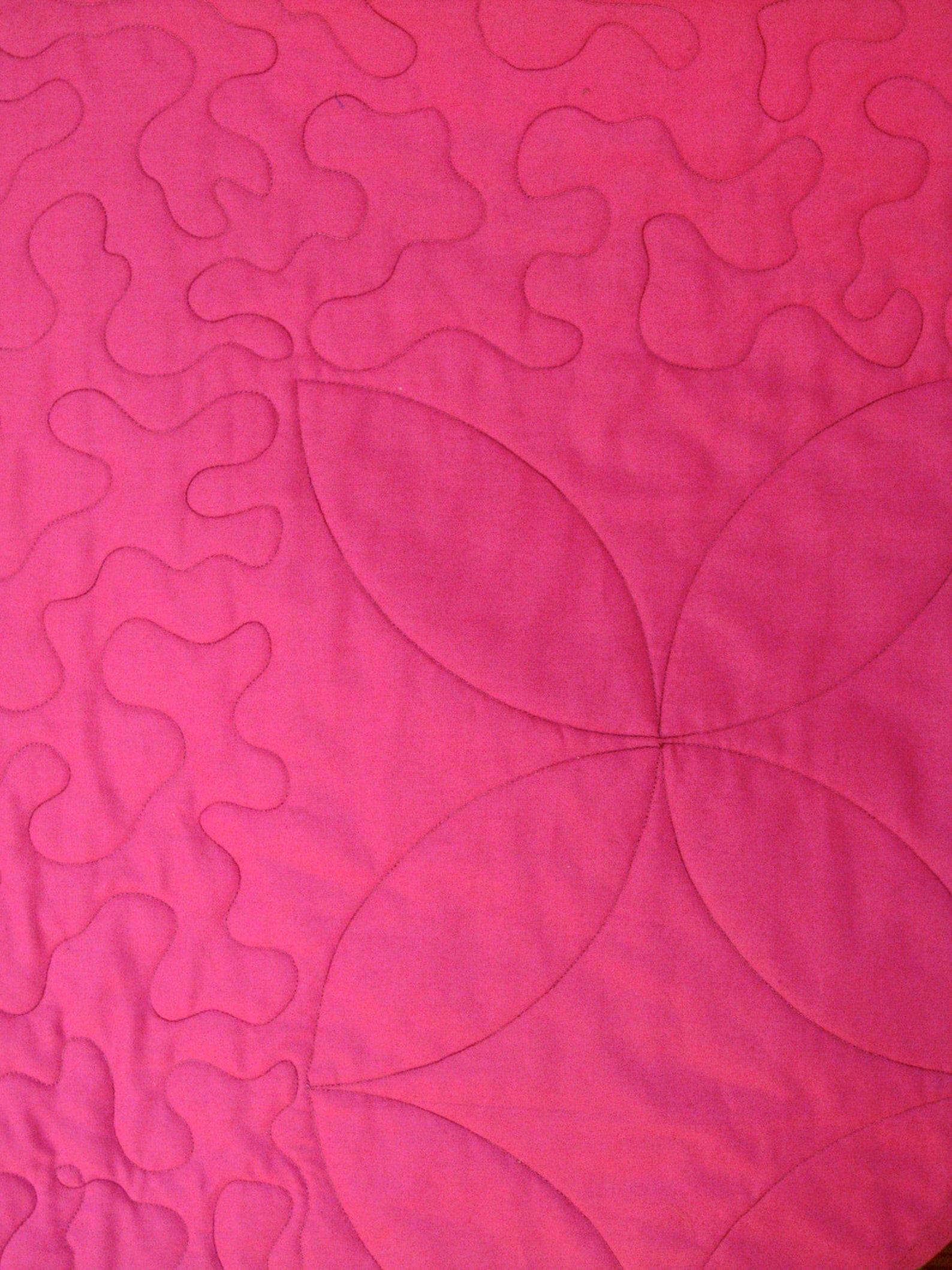 Lap Quilt Modern Pink & Green Wall Hanging Blanket Throw Etsy