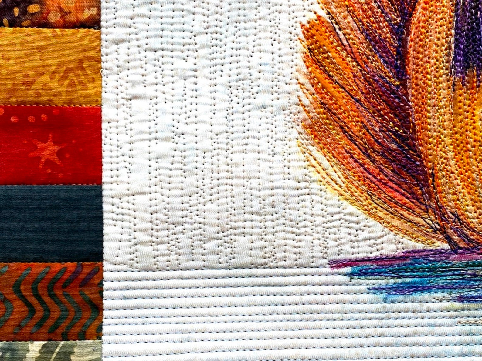 Nibbles the Squirrel Art Quilt 15 X 20 Inches Thread Etsy