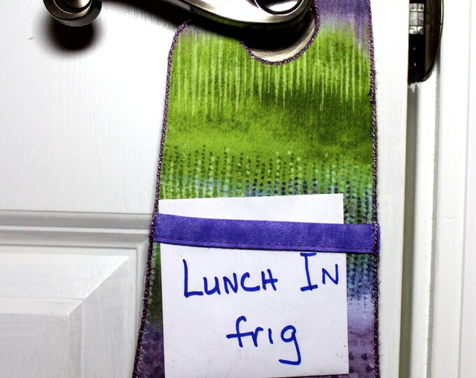 Landscape Note Holder Door Knob Hanger Job Reminder Home Etsy