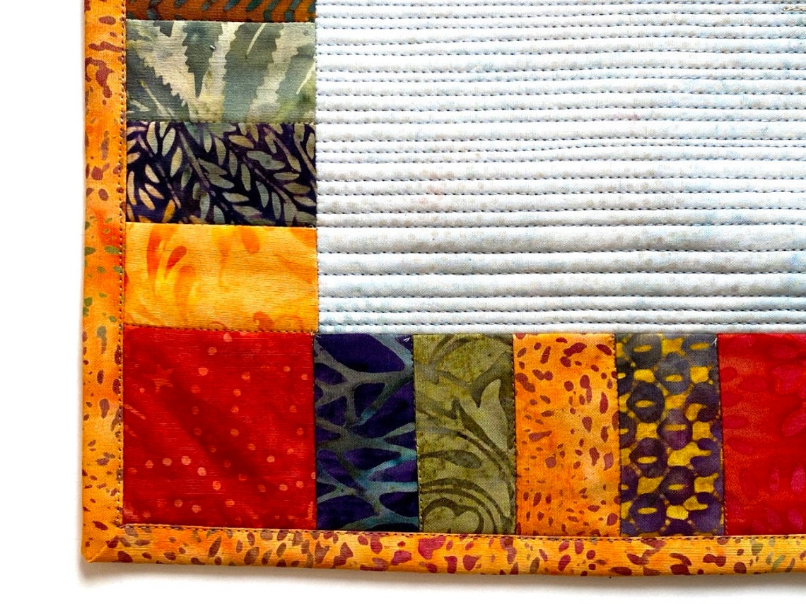 Nibbles the Squirrel Art Quilt 15 X 20 Inches Thread Etsy