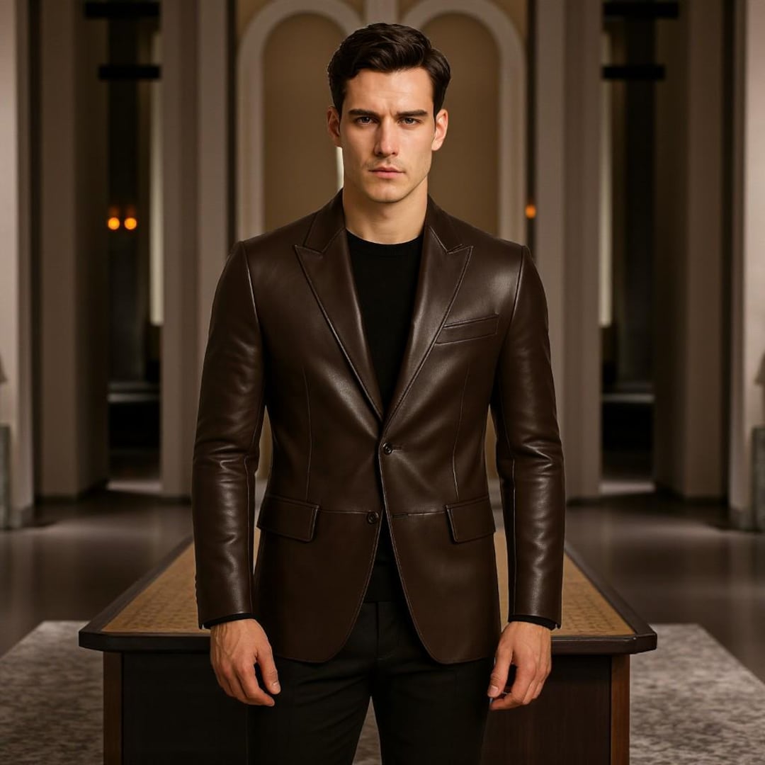 chinese dress ladies Transformative Leather Blazer main image 0