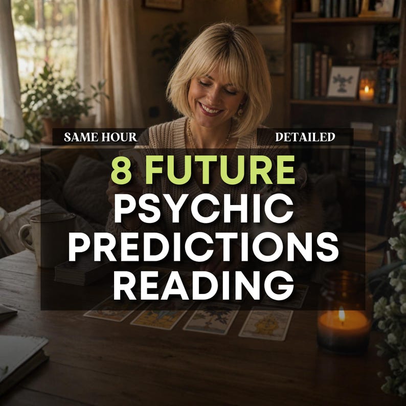 8 Psychic Predictions – Same Hour Reading, Love & Career, Spiritual Medium Insight, Relationship Clarity, Accurate Future Reading image 1