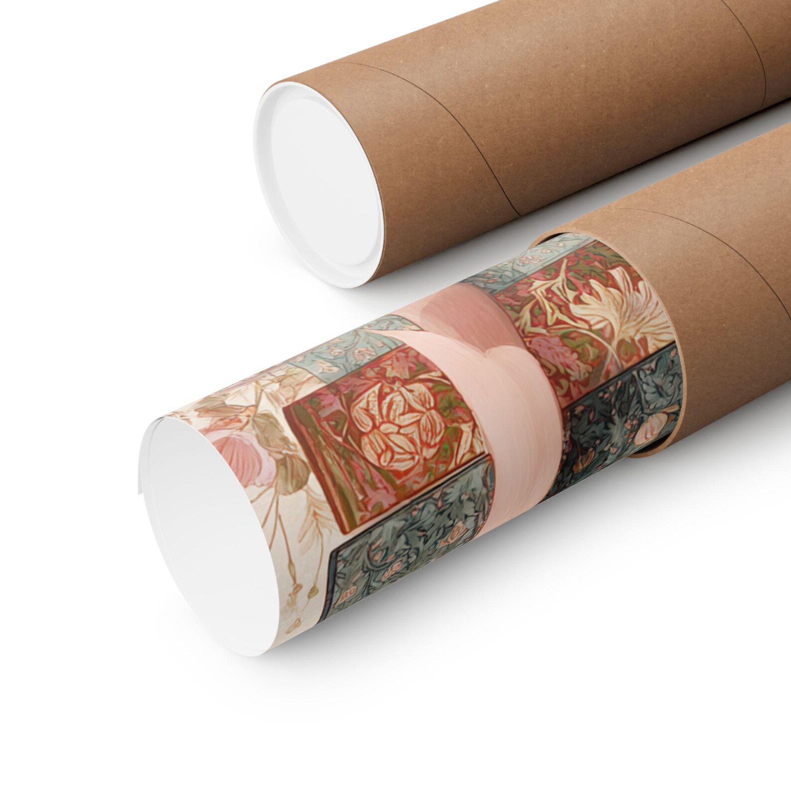 Vintage Floral Book Stack Poster, Ribbon Tied Books Illustration - Etsy