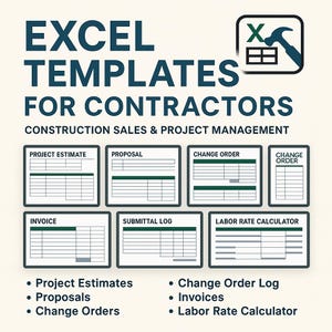 PXA Contractor Template Bundle