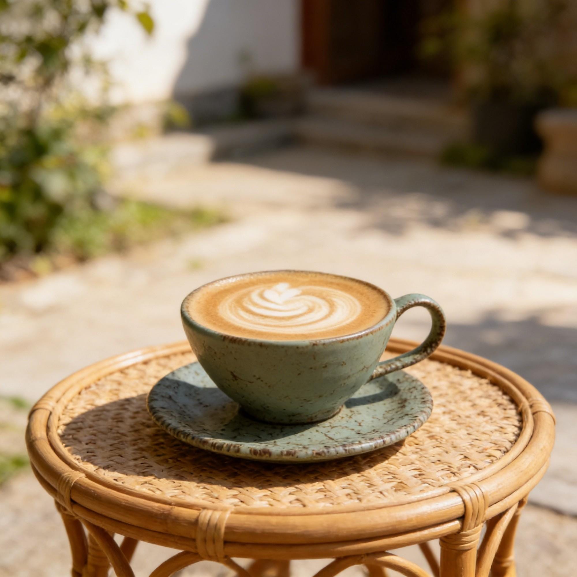 Latte macchiato becher