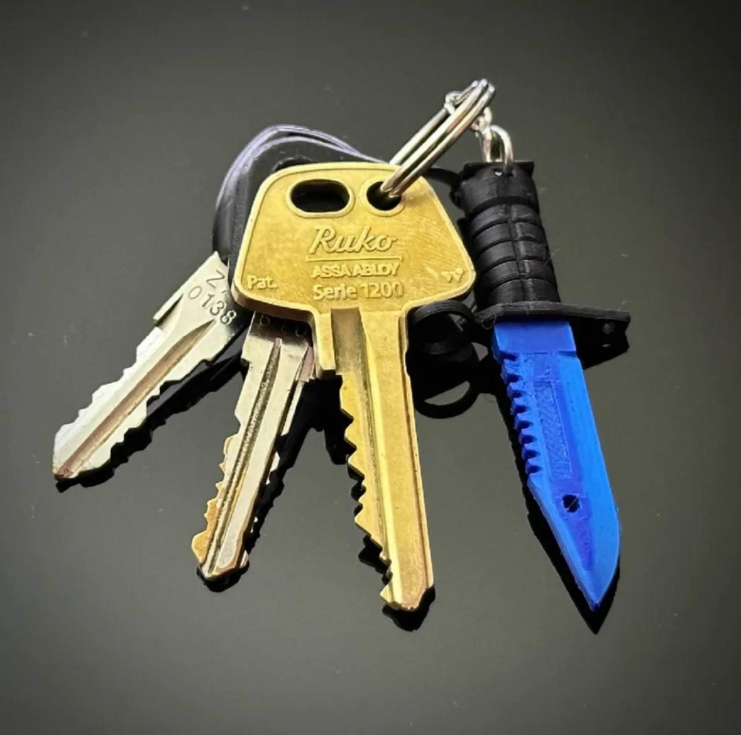 Mini CS Knife Keychains – STL Files for 3D Printing | Digital Download ...