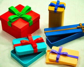 Gift Box STL File | 3D Printed Present Box | Fun Decorative Container | Digital Download