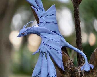 Articulated Dragon STL – Flexible Dragon 3D Print – Fantasy Dragon Model – Printable Dragon Toy – Digital STL Download Avatar