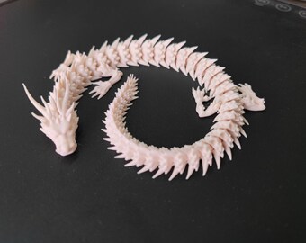Articulated Dragon & Fish STL Files – 3D Print Digital Download, Flexible Models, Fantasy Decor