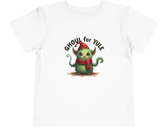 Yule T-Shirt Ghoul for Yule Short Sleeve Tee Shirt Festive Holiday Shirt Yule Gift Pagan Kids Tee Shirt Winter Apparel Yule Sabbat